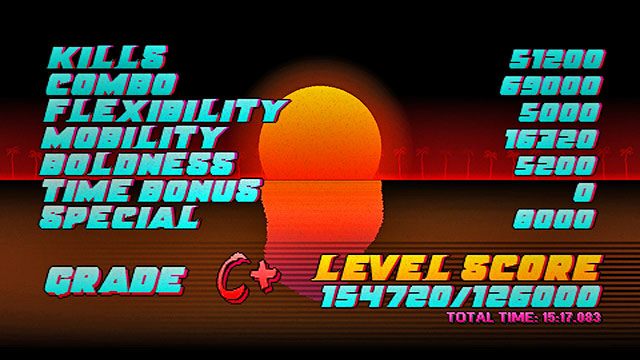Otrzymywana na koniec misji punktacja jest obliczana na podstawie kilku składowych - Punktacja | Na start | Hotline Miami 2 Wrong Number - Hotline Miami 2: Wrong Number - poradnik do gry