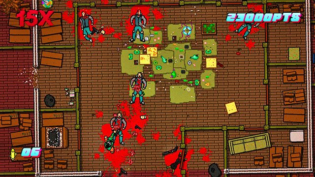 Wróć do korytarza i idź w prawo - Scene 6 - Moving Up | Act 2 - Rising | Hotline Miami 2 Wrong Number - Hotline Miami 2: Wrong Number - poradnik do gry
