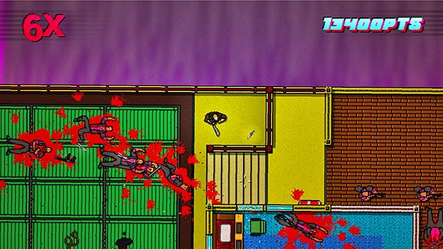 Wychyl się zza rogu i zastrzel obu wrogów po prawej - Scene 11 - Dead Ahead | Act 3 - Climax | Hotline Miami 2 Wrong Number - Hotline Miami 2: Wrong Number - poradnik do gry