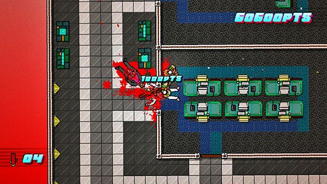 Kolejnym celem jest patrol dwóch strzelców w korytarzu - Scene 12 - Death Wish | Act 3 - Climax | Hotline Miami 2 Wrong Number - Hotline Miami 2: Wrong Number - poradnik do gry