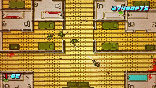 Wróć do prawego korytarza i idź do góry - Scene 14 - Stronghold | Act 4 - Falling | Hotline Miami 2 Wrong Number - Hotline Miami 2: Wrong Number - poradnik do gry