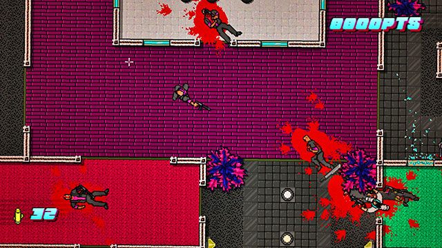 Uważaj na psa po lewej stronie - Scene 24 - Take Over | Act 6 - Catastrophe | Hotline Miami 2 Wrong Number - Hotline Miami 2: Wrong Number - poradnik do gry