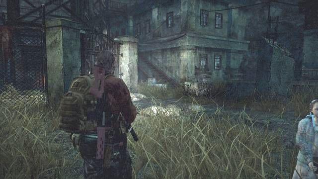 Przed skorzystaniem z windy przeszukaj jeszcze powierzchnię. - Podążaj za Alex pod ziemię | Metamorfoza - Barry | Resident Evil Revelations 2 - Resident Evil: Revelations 2 - Kolonia Karna - poradnik do gry