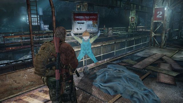 Pierwszy dokument przeczytasz zaraz po wyjściu na dźwig, podchodząc do znaku ostrzegawczego - Metamorfoza - Barry | Dokumenty | Resident Evil Revelations 2 - Resident Evil: Revelations 2 - Kolonia Karna - poradnik do gry