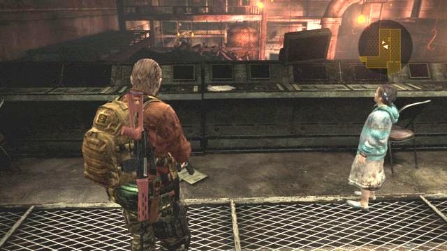 Gdy w rezydencji zejdziesz na niższy poziom trafisz do pomieszczenia z umieszczonymi w szklanych pojemnikach przeciwnikami - Metamorfoza - Barry | Dokumenty | Resident Evil Revelations 2 - Resident Evil: Revelations 2 - Kolonia Karna - poradnik do gry