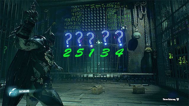 Powtórz teraz opisane wyżej kroki w przeciwną stronę - Trzecia próba Człowieka-Zagadki | Zemsta Człowieka-Zagadki - Batman Arkham Knight - poradnik do gry