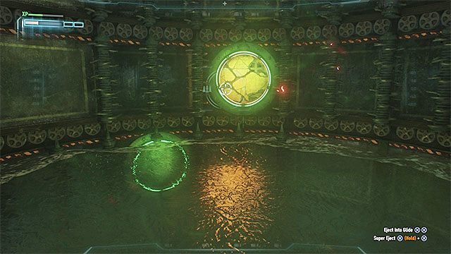 Zniszcz osłabioną ścianę przy drugim bocznym pomieszczeniu - Siódma próba Człowieka-Zagadki | Zemsta Człowieka-Zagadki | Batman Arkham Knight - Batman Arkham Knight - poradnik do gry