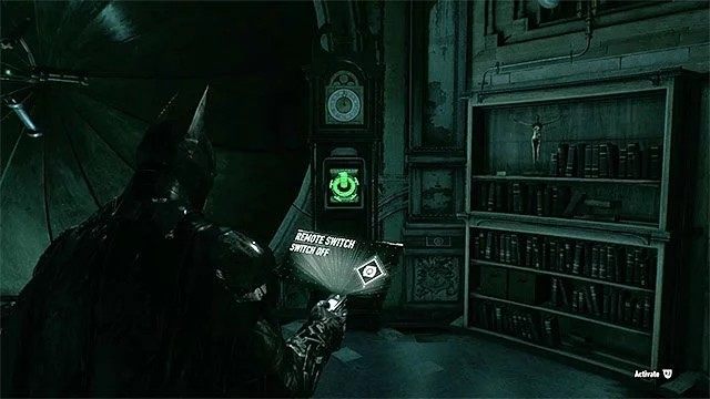 Skorzystanie z urządzenia do zdalnego hakowania odsłoni tajną skrytkę ze strojem Batgirl - Zagadki słowne na wyspie Bleake Island | Wyspa Bleake Island - Batman Arkham Knight - poradnik do gry