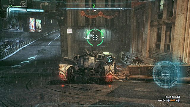 Użyj wyciągarki i zniszcz osłabioną ścianę - Trofea Człowieka-Zagadki na wyspie Miagani Island (20-38) | Wyspa Miagani Island - Batman Arkham Knight - poradnik do gry