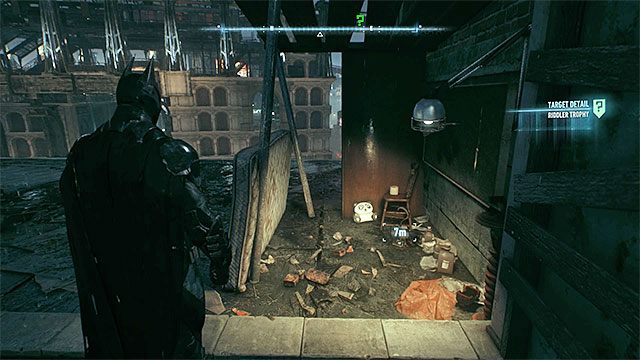 Sprawdź dach sierocińca - Trofea Człowieka-Zagadki na wyspie Miagani Island (20-38) | Wyspa Miagani Island - Batman Arkham Knight - poradnik do gry