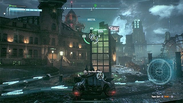 Zacznij od złapania się górnego zaczepu - Trofea Człowieka-Zagadki na wyspie Miagani Island (20-38) | Wyspa Miagani Island - Batman Arkham Knight - poradnik do gry