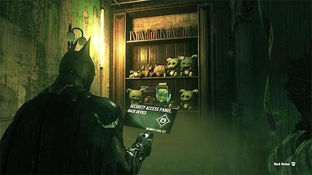 Wymagane gadżety: urządzenie do zdalnego hakowania - Zagadki słowne na wyspie Miagani Island | Wyspa Miagani Island - Batman Arkham Knight - poradnik do gry