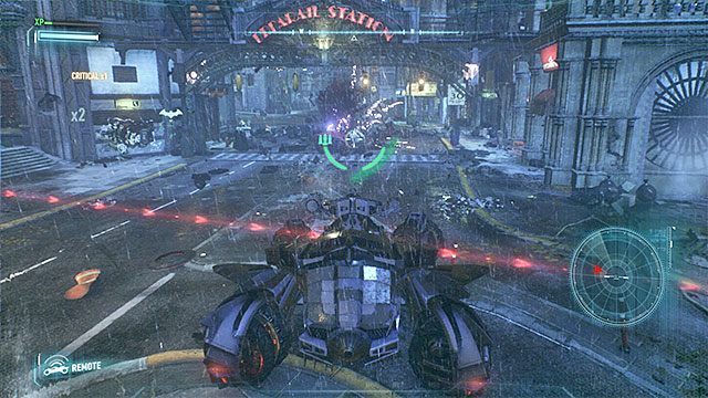 Niszcz kolejne czołgi i unikaj ostrzału z ich strony - Zniszczenie wrogich czołgów | Główny wątek fabularny w Batman Arkham Knight - Batman Arkham Knight - poradnik do gry