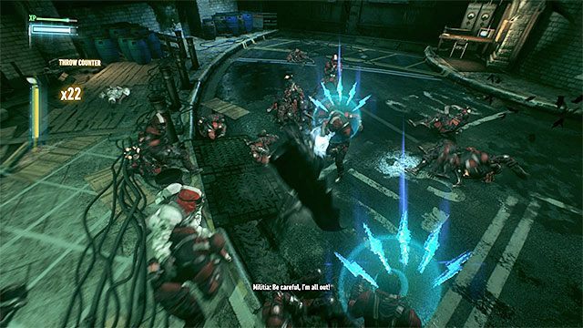 Zneutralizowanie dużej grupy wrogów nie jest bardzo trudne - Powstrzymanie Stracha na Wróble przed wysadzeniem fabryki ACE Chemicals | Główny wątek fabularny - Batman Arkham Knight - poradnik do gry