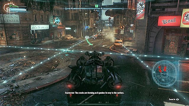 Kolejne czołgi możesz omijać lub (lepszy pomysł) niszczyć - Spotkanie się z komisarzem Gordonem na parkingu komisariatu policji | Główny wątek fabularny - Batman Arkham Knight - poradnik do gry