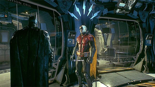 Musisz podejść do Robina i wrzucić go do celi Batmana - Powstrzymanie Harley Quinn przed porwaniem zainfekowanych Jokerów | Główny wątek fabularny - Batman Arkham Knight - poradnik do gry
