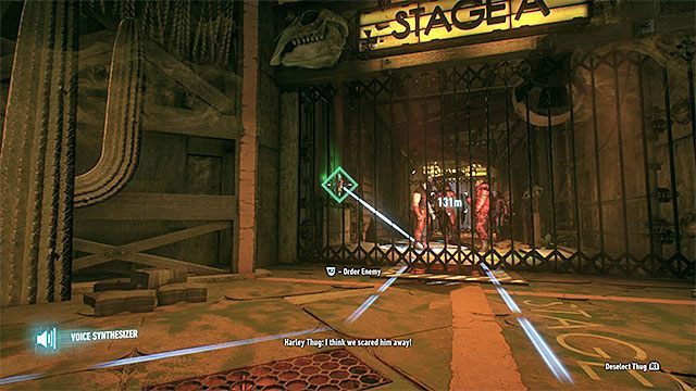 Użyj syntezatora mowy podczas ukrywania się w szybie - Pojmanie Alberta Kinga przebywającego na scenie A | Główny wątek fabularny - Batman Arkham Knight - poradnik do gry