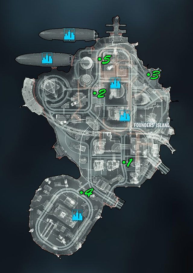 Mina 1 - Mina znajduje się niedaleko skrzyżowania oraz dużej rampy - Kampania na rzecz demilitaryzacji (Campaign for Disarmament) | Poszukiwani przestępcy - Batman Arkham Knight - poradnik do gry