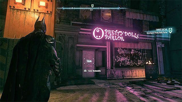 Wejście do salonu - Zbrodnia doskonała (The Perfect Crime) | Poszukiwani przestępcy - Batman Arkham Knight - poradnik do gry
