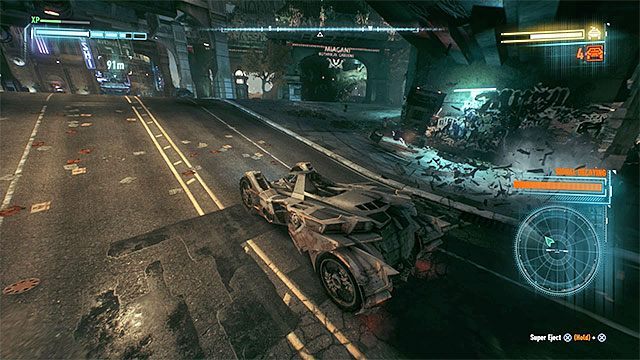 Mniejsze pojazdy warto m.in. spychać z drogi - Pancerny i niebezpieczny (Armored and Dangerous) | Poszukiwani przestępcy - Batman Arkham Knight - poradnik do gry