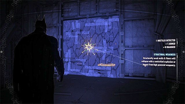Pudełko jest za osłabioną ścianę - Obiekty nadające się do zniszczenia w studiu filmowym Panessa | Sekrety - Studia Panessa - Batman Arkham Knight - poradnik do gry