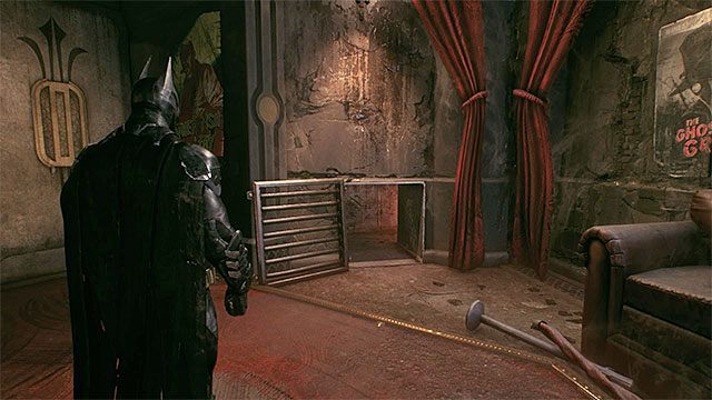 Wejście do szybu - Obiekty nadające się do zniszczenia w studiu filmowym Panessa | Sekrety - Studia Panessa - Batman Arkham Knight - poradnik do gry