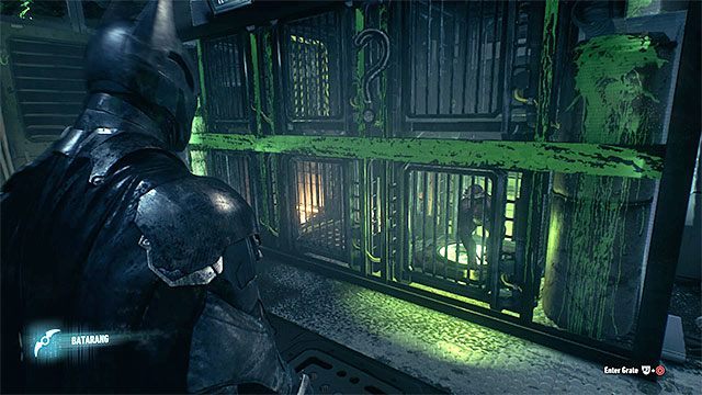 Doprowadź małpkę do płyty naciskowej - Trofea Człowieka-Zagadki na pokładach sterowców Stagga (11-21) | Sekrety - Sterowce Stagga - Batman Arkham Knight - poradnik do gry