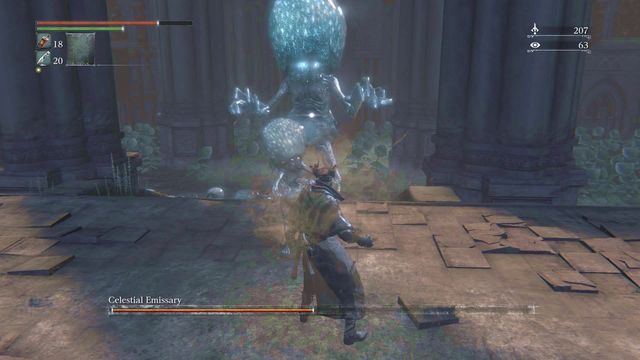 Po urośnięciu boss zyska kilka nowych ataków. - Gwiezdny Emisariusz | Bossowie w Bloodborne - Bloodborne - poradnik do gry