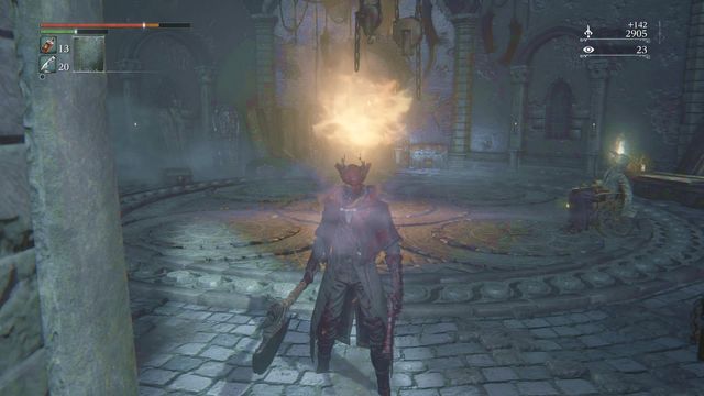 Dziadkowie z miotaczami mogą zadać spore obrażenia. - Kuźnia Kościoła Uzdrowienia | Opis przejścia Bloodborne - Bloodborne - poradnik do gry