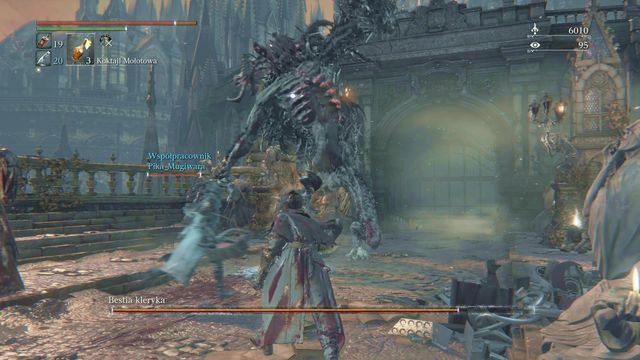 Walka z bossem we dwójkę to prawdziwa przyjemność. - Multiplayer w Bloodborne - Bloodborne - poradnik do gry