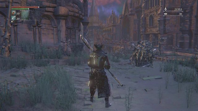 Przeciwników łatwiej Ci będzie ominąć - za mgłą ich pociski Cię nie dosięgną. - Yahargul, Niewidzialna wioska - Kaplica Yahargul | Opis przejścia Bloodborne - Bloodborne - poradnik do gry