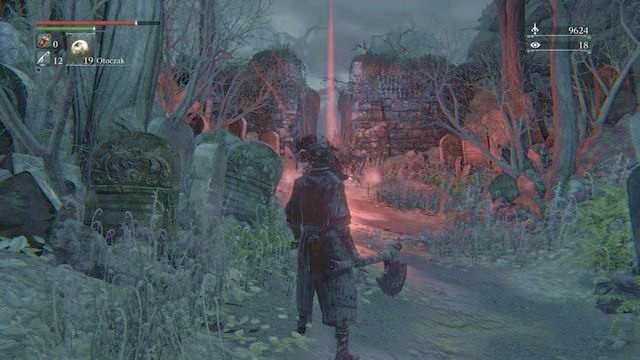 Na ostatniej prostej pojawi się trzecia wiedźma. Kawałek dalej przejdziesz już do nowej lokacji. - Rewir Katedralny - po walce z Pastorem Amelią | Opis przejścia Bloodborne - Bloodborne - poradnik do gry