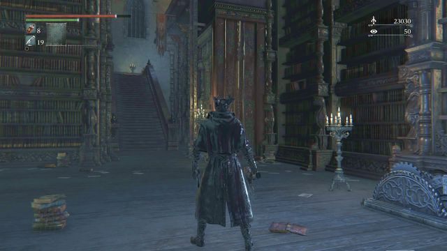 Użycie mechanizmu odblokuje zarówno skrót, jak i drogę na samą górę. - Zapomniany Zamek Cainhurst | Opis przejścia Bloodborne - Bloodborne - poradnik do gry