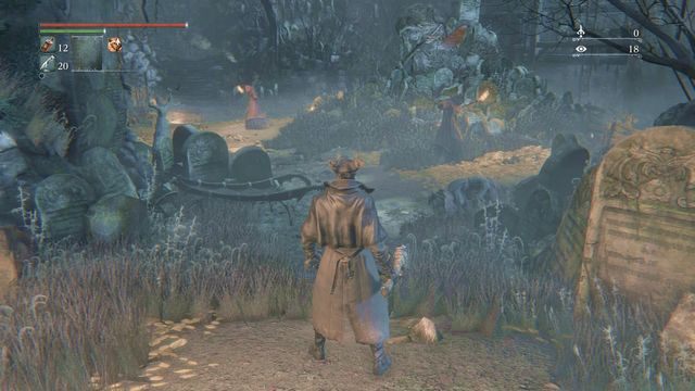 Wejście do lokacji i pierwsi przeciwnicy. - Karner w Hemwick | Opis przejścia Bloodborne - Bloodborne - poradnik do gry