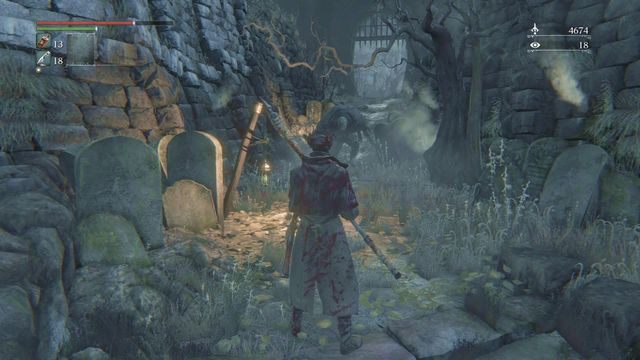 Brama (otwarta na obrazku) to skrót odblokowany w dalszej części. - Karner w Hemwick | Opis przejścia Bloodborne - Bloodborne - poradnik do gry