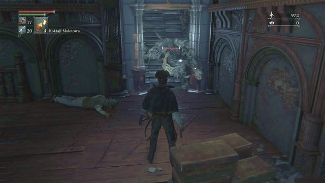Wilkołaki mają tendencję do zacinania się w wąskich przejściach. - Jak ominąć wilkołaki na Wielkim Moście w Bloodborne? - Bloodborne - poradnik do gry