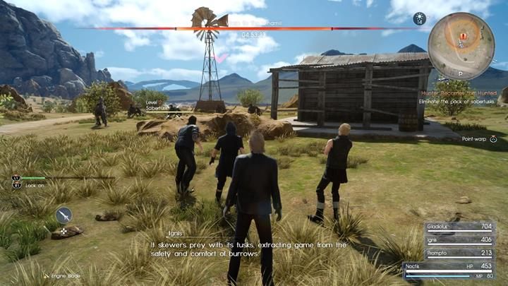Użyj poin warpu na wiatrak, a następnie zaatakuj przeciwników - Chapter 1 - Departure | Solucja Final Fantasy XV - Final Fantasy XV - poradnik do gry