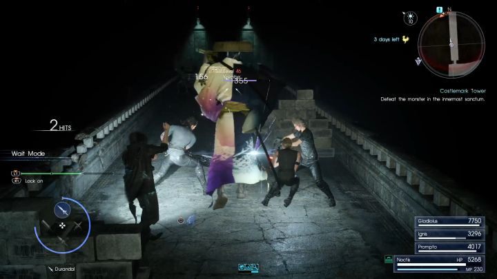 Walka z Yojimbo i grupą wrogów na wąskim moście nie należy do najprzyjemniejszych. - Costlemark Tower | Solucja Final Fantasy XV - Final Fantasy XV - poradnik do gry