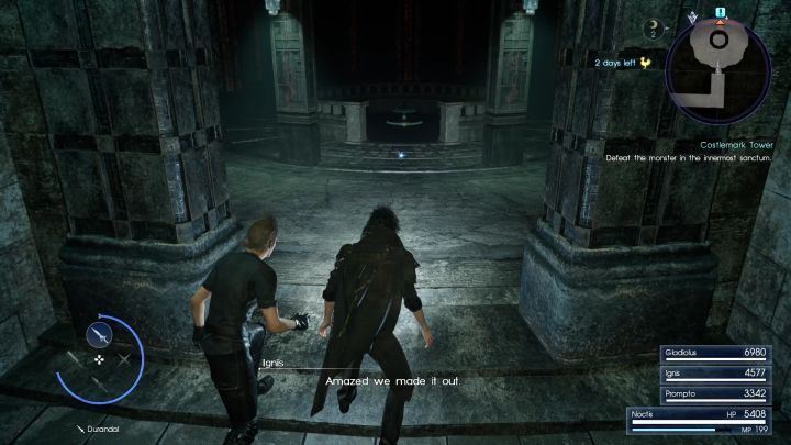 Prawidłowe przejście doprowadzi cię do nowej lokacji. - Costlemark Tower | Solucja Final Fantasy XV - Final Fantasy XV - poradnik do gry