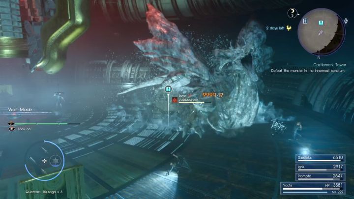Czary typu Ice potrafią zadać bossowi naprawdę spore obrażenia. - Costlemark Tower | Solucja Final Fantasy XV - Final Fantasy XV - poradnik do gry
