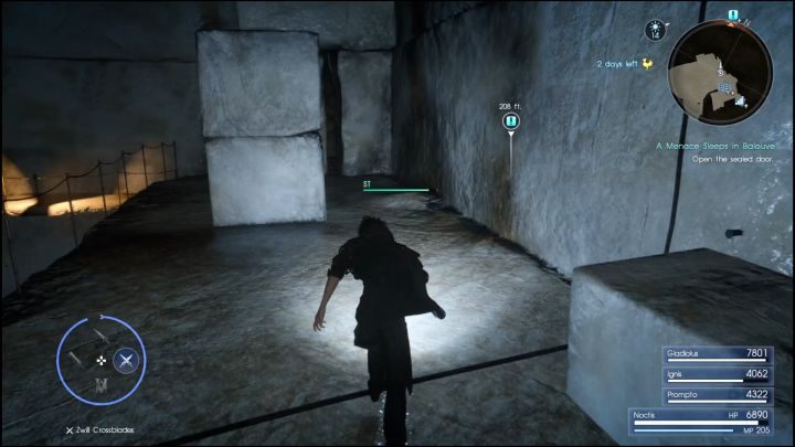 Wejście znajdziesz w tunelu zlokalizowanym za przejściem widocznym na obrazku. - A Menace Sleeps in Balouve | Final Fantasy XV - Final Fantasy XV - poradnik do gry