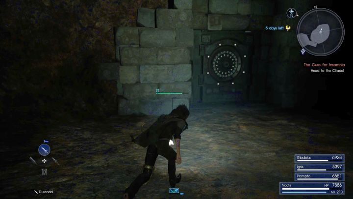 Wejście znajduje się pod areną, na której walczy się z bossem. - A Menace Sleeps in Crestholm | Final Fantasy XV - Final Fantasy XV - poradnik do gry