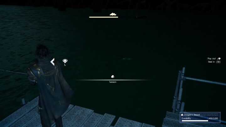 Trzeba łowić ostrożnie, by nie zerwać linki. - Łowienie ryb - informacje ogólne w Final Fantasy XV - Final Fantasy XV - poradnik do gry