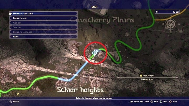 Lokalizacja na mapie... - Daurell Caverns | Solucja Final Fantasy XV - Final Fantasy XV - poradnik do gry