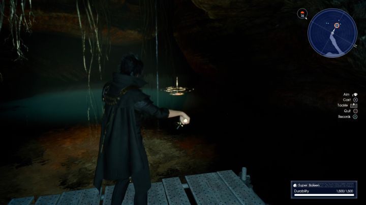 Chwila relaksu podczas łowienia ryb... - Daurell Caverns | Solucja Final Fantasy XV - Final Fantasy XV - poradnik do gry