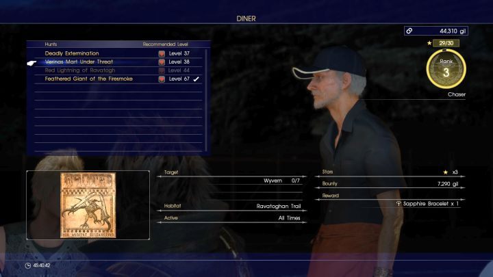 Opisane niżej polowanie w Verinas Mart. - Szybkie i skuteczne zdobywanie EXP w Final Fantasy XV - Final Fantasy XV - poradnik do gry