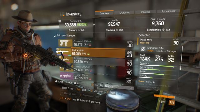 Parametry podstawowe broni to tylko część z możliwości broni. - Parametry broni w The Division | Wyposażenie - The Division - poradnik do gry