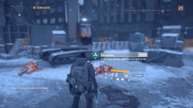 Kolejne ECHO odnajdziesz przy maszynach drogowych na ulicy - Clinton [M5] | Dane wywiadowcze w The Division - The Division - poradnik do gry