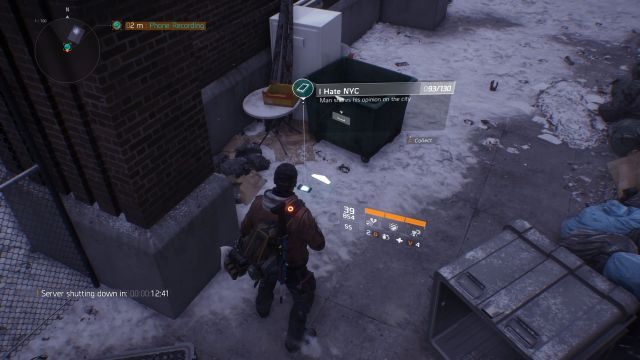 Telefon schowany jest za murkiem. - Hells Kitchen [M4] | Dane wywiadowcze w The Division - The Division - poradnik do gry