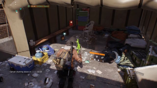 Raport znajduje się w niewielkim namiocie. - Hells Kitchen [M4] | Dane wywiadowcze w The Division - The Division - poradnik do gry